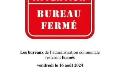 Bureaux fermés