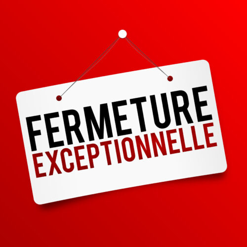 Exceptionnell Fermeture vun de Büroen // Fermeture exceptionnelle de nos bureaux